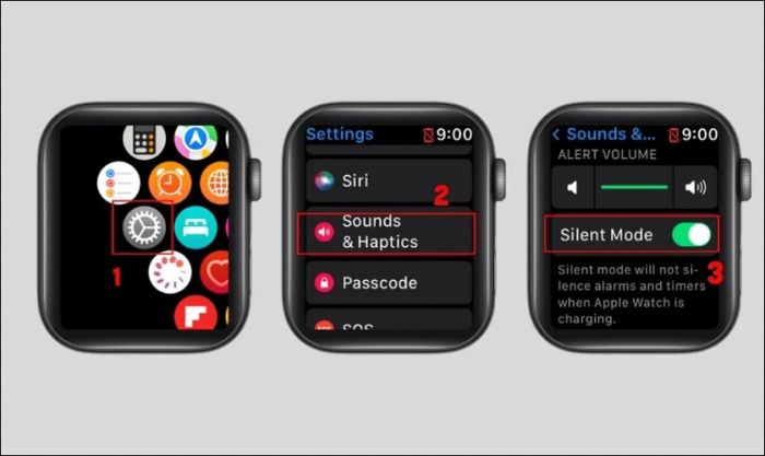 Tắt âm thanh trên Apple Watch giúp tiết kiệm pin và tránh tiêu tốn năng lượng không cần thiết.