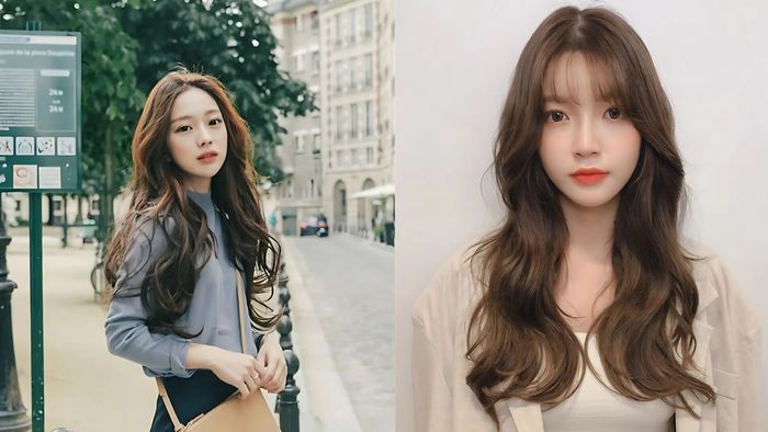 Tóc xoăn sóng lơi ngang lưng kiểu Hàn Quốc