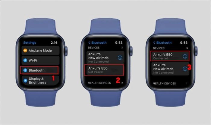 Luôn bật Bluetooth trên iPhone khi kết nối Apple Watch