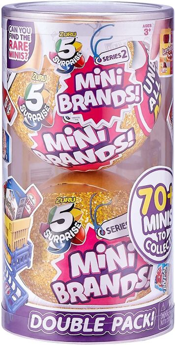 Two individually wrapped mystery balls, each in its own packaging.