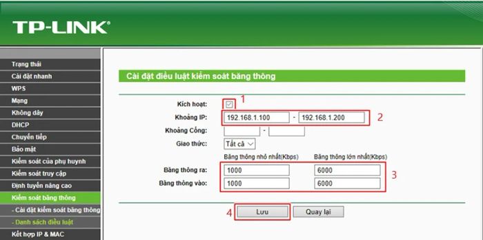 Hướng dẫn chi tiết cách giới hạn băng thông wifi cho các nhà mạng Viettel, VNPT, FPT