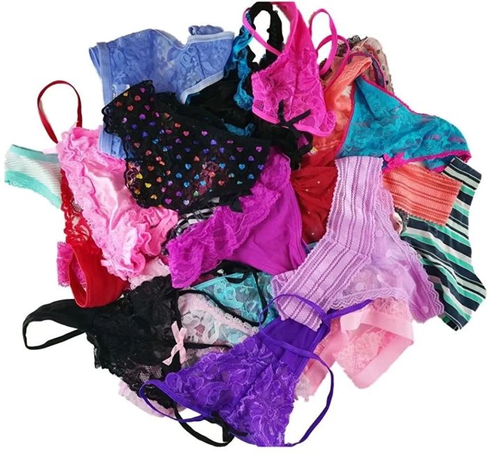 A stack of undies from the 20-piece pack
