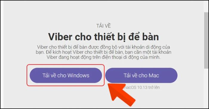 Cài đặt Viber trên máy tính