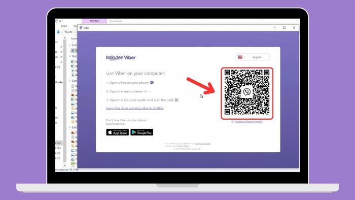 Hướng dẫn đăng nhập Viber trên máy tính - bước 3