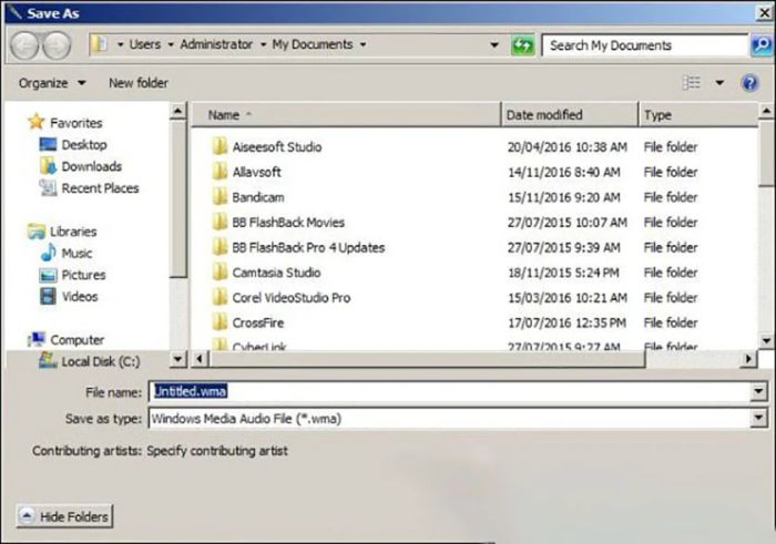 Hướng dẫn ghi âm trên máy tính Windows 7