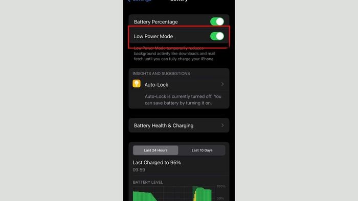 Các bước khắc phục tình trạng iPhone hết pin nhanh chóng – bước 3