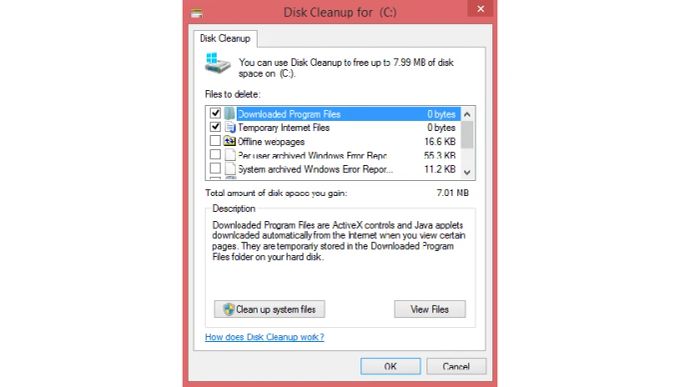 Dọn dẹp rác máy tính bằng công cụ Disk Cleanup