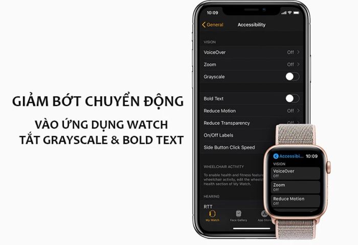 Giảm bớt các hiệu ứng chuyển động trên thiết bị