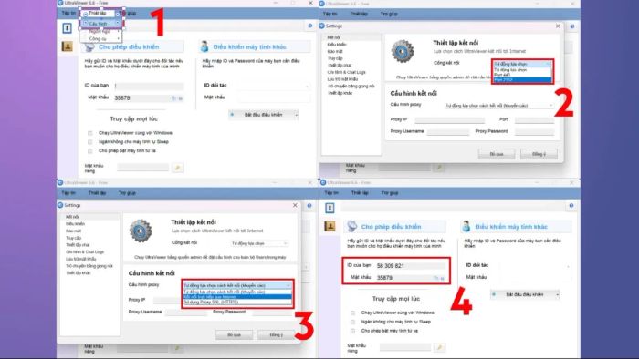 Giải pháp khắc phục lỗi UltraViewer không lấy được ID theo cách thứ 2