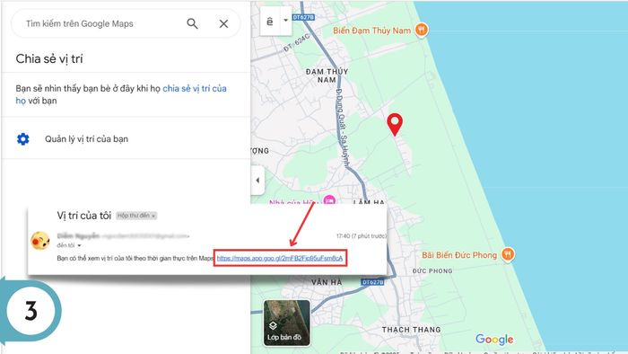 Hướng dẫn xác định vị trí số điện thoại trên Google Maps - Bước 3