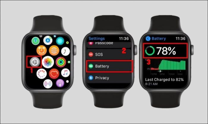 Kiểm tra mức pin của Apple Watch ngay trong Trung tâm điều khiển