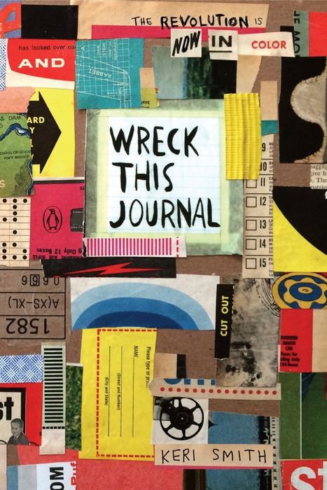 The cover of the book, exuding a mixed media aesthetic