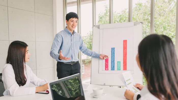 Pitching trong kinh doanh là việc giới thiệu sản phẩm và ý tưởng đến khách hàng