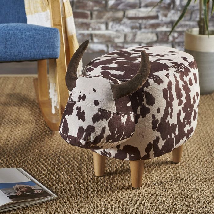a close-up view of the ottoman