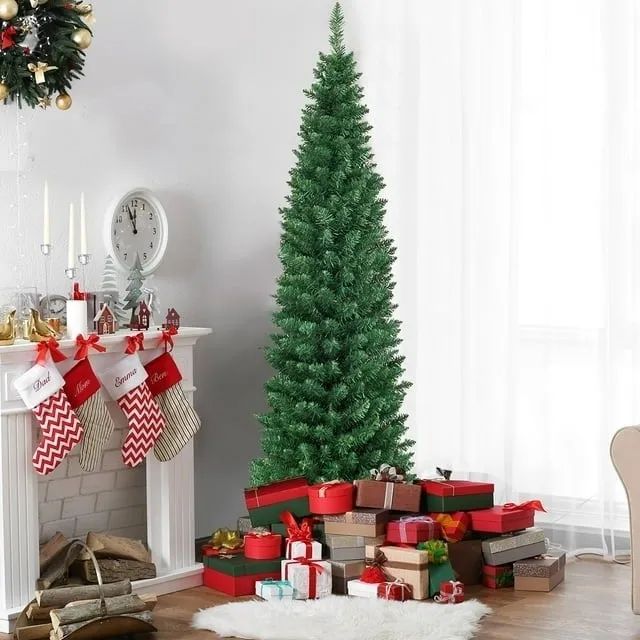 Tree surrounded by heaps of presents