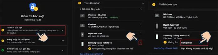 Thoát Gmail khỏi tất cả các thiết bị