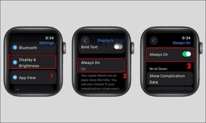 Hướng dẫn tắt chế độ Always On Display để tối ưu thời gian sử dụng pin Apple Watch