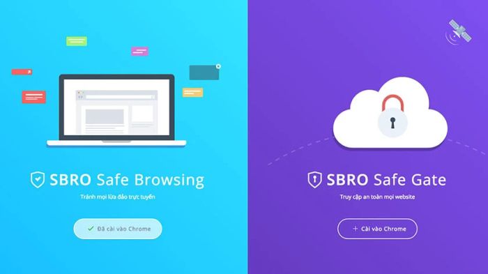 Cách sử dụng tiện ích mở rộng SBRO Safe Browsing