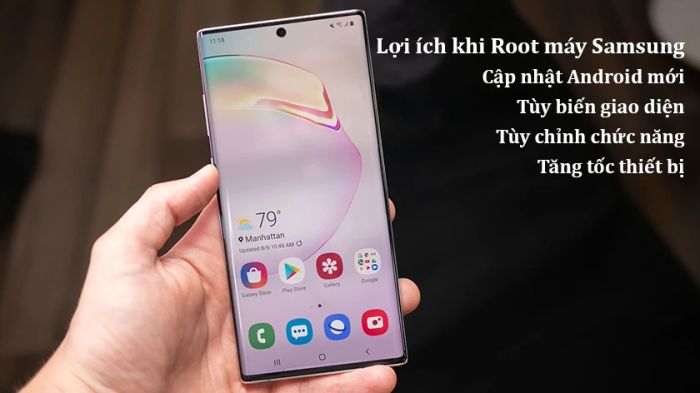 Root máy Samsung là gì?