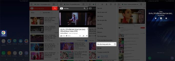 Sử dụng Google Chrome để nghe nhạc YouTube khi màn hình đã tắt