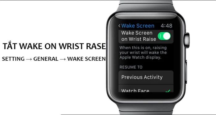 Tắt tính năng Wake on Wrist Raise giúp giảm tiêu thụ pin cho Apple Watch
