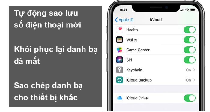 Lợi ích khi cập nhật danh bạ trên iCloud