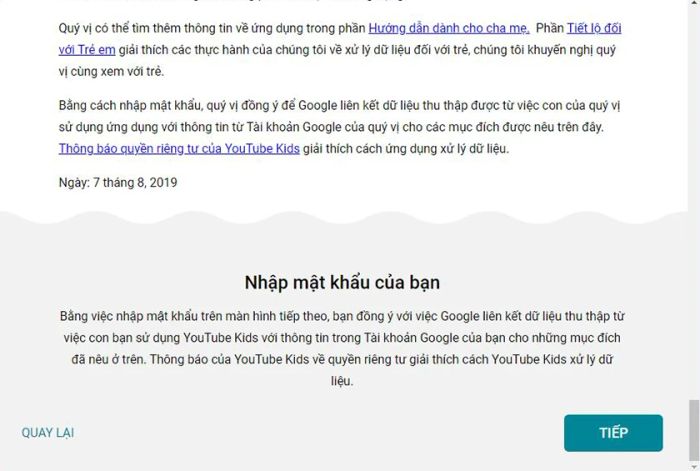 Nhấn tiếp tục để đồng ý với các điều khoản.