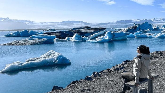 Jökulsárlón Glacier Lagoon, a famous European tourist destination