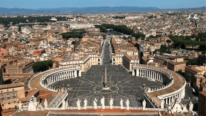 The sacred and ancient Vatican Holy See