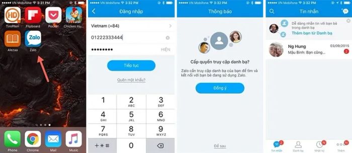 Cách đăng nhập Zalo bằng mã QR trên điện thoại