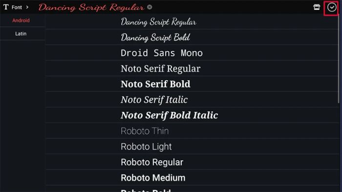 tùy chỉnh lyric bao gồm font chữ, màu sắc