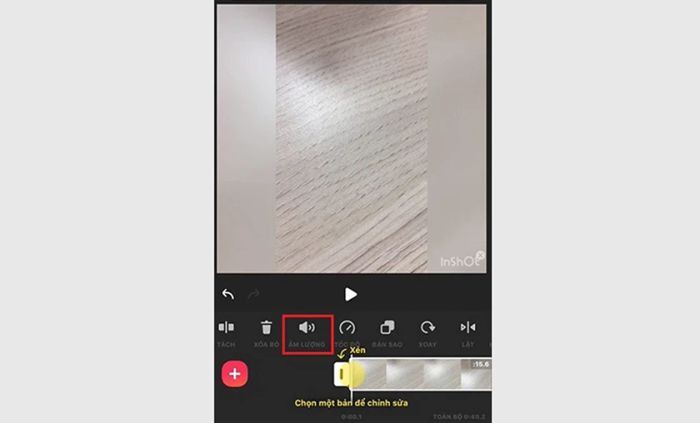 Bước 11: Để điều chỉnh âm lượng, bạn chỉ cần nhấn vào phần âm thanh. Sau đó, kéo thanh âm lượng để điều chỉnh mức âm thanh cho video của bạn. - cách quay TikTok đẹp