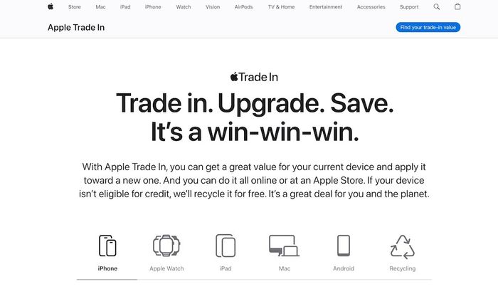 Apple hiện đang có chương trình thu cũ đổi mới dành cho Apple Watch