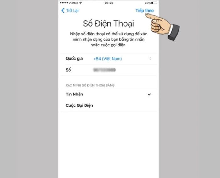 Hướng dẫn tạo tài khoản ID Apple trên điện thoại