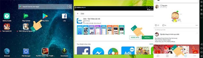 Cách kiểm tra nhật ký Zalo trên máy tính thông qua giả lập điện thoại
