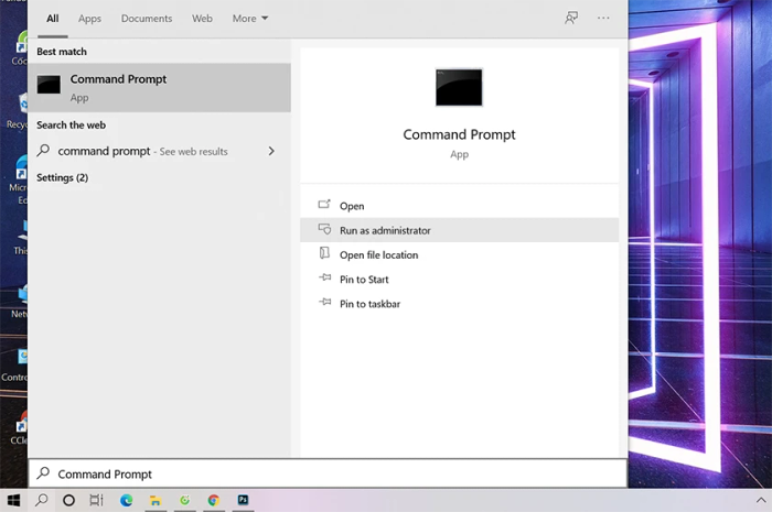 Cách phát wifi Windows 10 qua Command Prompt