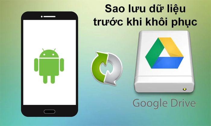 Lưu ý quan trọng: Hãy sao lưu dữ liệu trước khi thực hiện khôi phục cài đặt gốc trên mọi dòng điện thoại Android