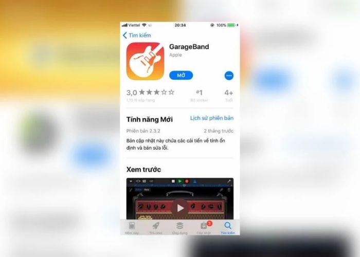 Tải và cài GarageBand về iPhone