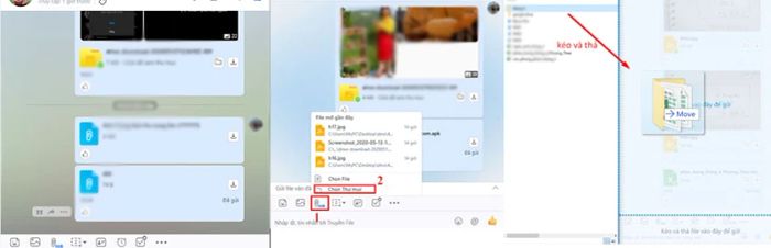 Gửi file Word, Excel, PDF, Powerpoint qua Zalo