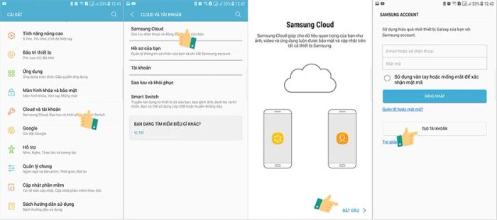 yêu cầu để định vị trên Samsung