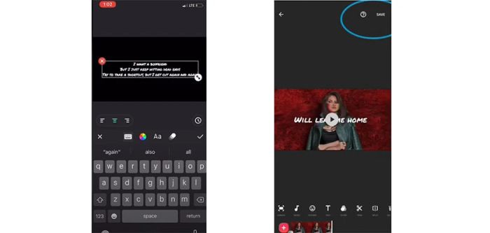 tùy chỉnh hiệu ứng chuyển cảnh, font chữ và kích thước