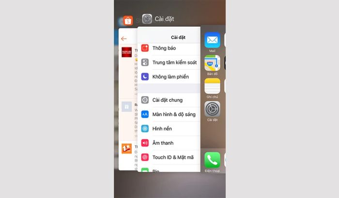 Đóng tất cả các ứng dụng đang chạy ngầm