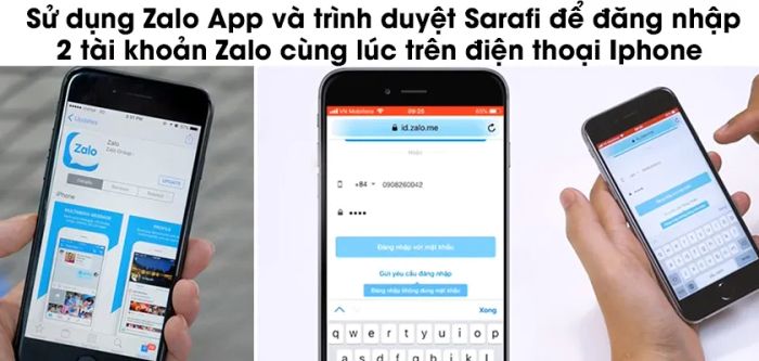 Một số điện thoại có thể sử dụng 2 tài khoản Zalo trên iPhone
