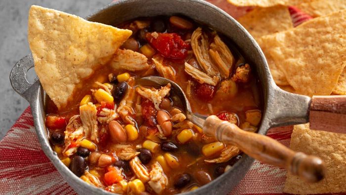 Warm up with turkey chili