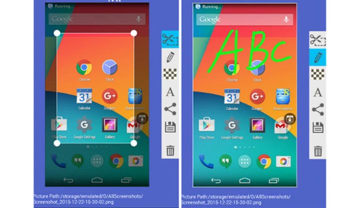 Chụp màn hình bằng ứng dụng Super Screenshot
