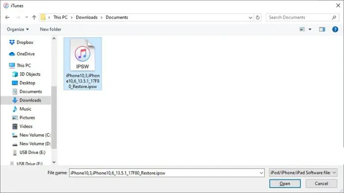 Cách hạ iOS 14 về iOS 1.1 bằng máy tính đơn giản