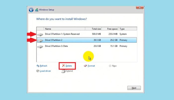 Hướng dẫn cài đặt Windows 10 từ ổ cứng