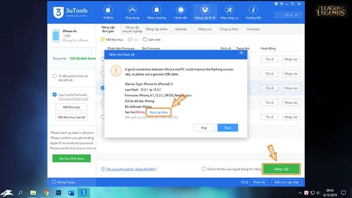 Cách hạ cấp iOS từ 14 xuống 13 không cần dùng máy tính qua phần mềm 3uTools