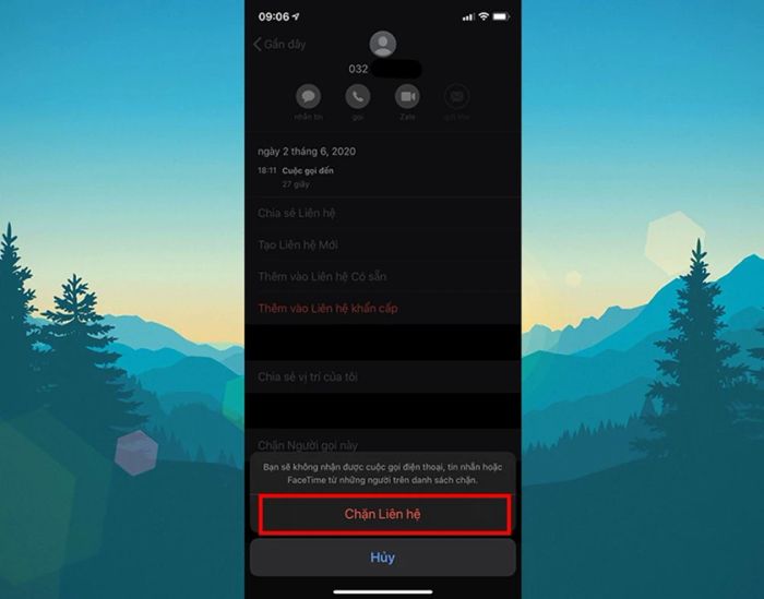 Cách chặn cuộc gọi và tin nhắn trên iPhone