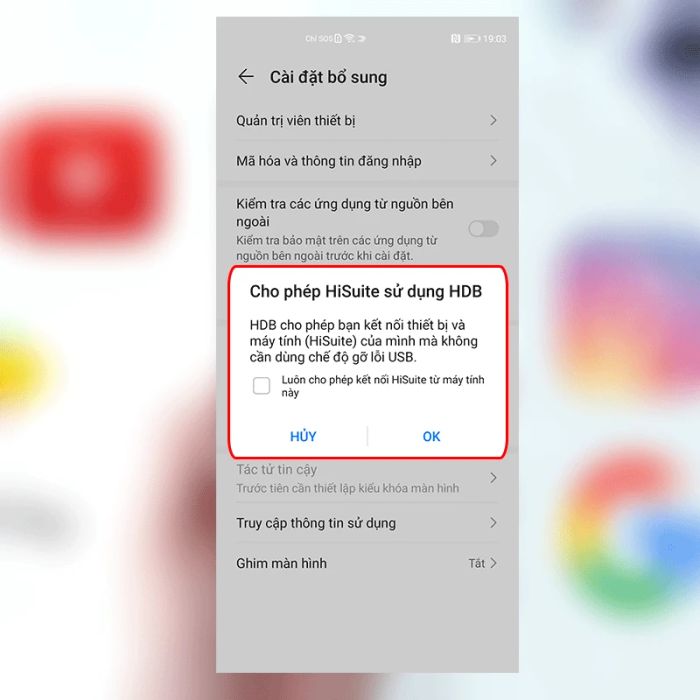 Chuẩn bị file backup và sao chép bộ ứng dụng Google